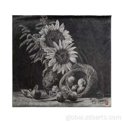 Pen Sketch Pen painting sunflower art creation Factory